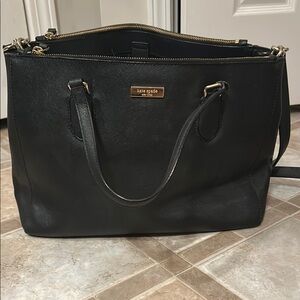 Kate Spade Black Saffiano Leather Tote